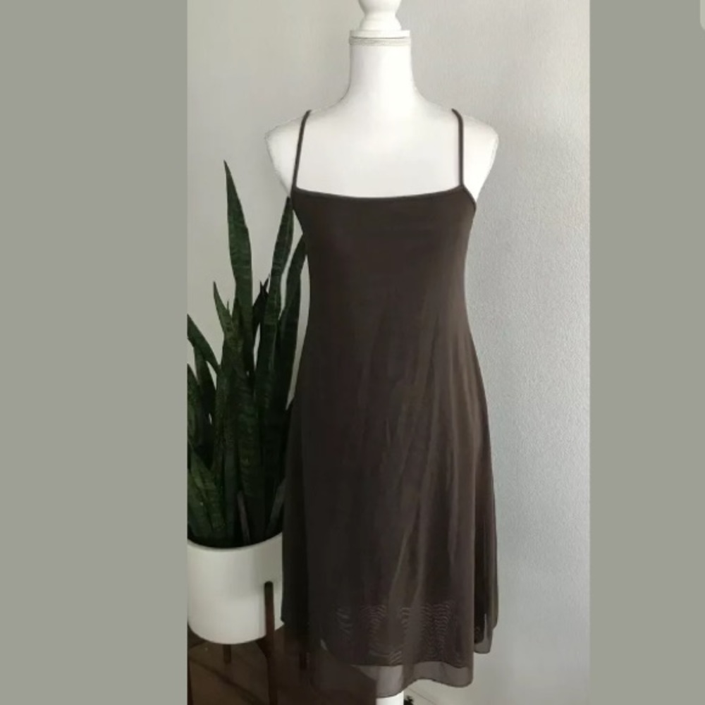 Seafolly Mesh Semi Sheer Dress Coverup Size S